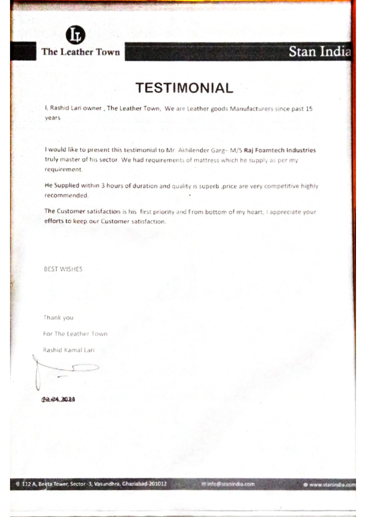 Letterhead Background